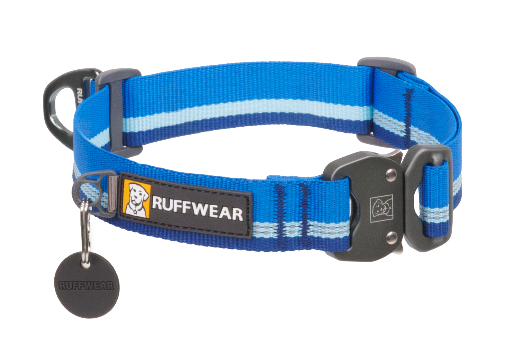 Top Rope Dog Collar Metal Buckle Strong Comfortable Webbing Ruffwear
